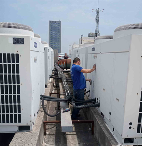 怀来中央空调制热和不制冷系统维修方法